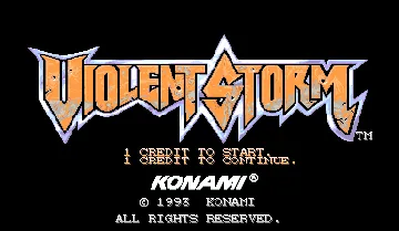 Violent Storm (Europe ver EAB) screen shot title